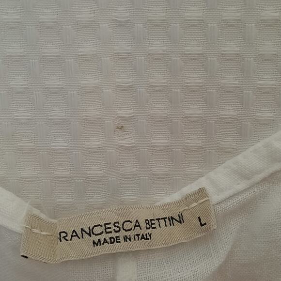 Francesca Bettini L Linen Slip Dress Bundle 3pc Made in Italy Natural Fiber - Picture 6 of 12